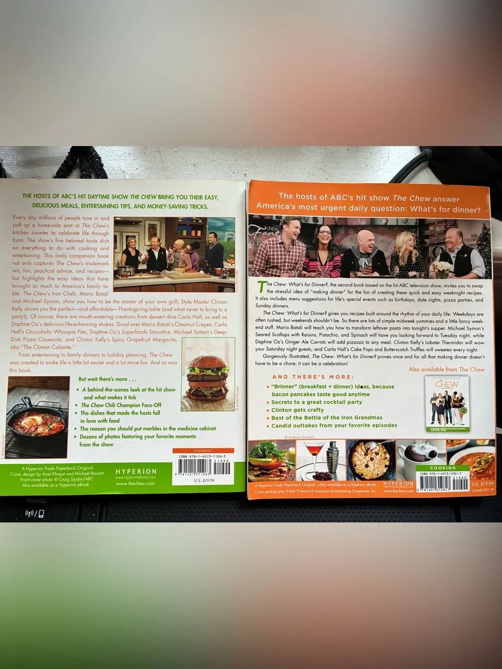 The Chew Cookbook Set-Food.Life.Fun. & What’s for Dinner?